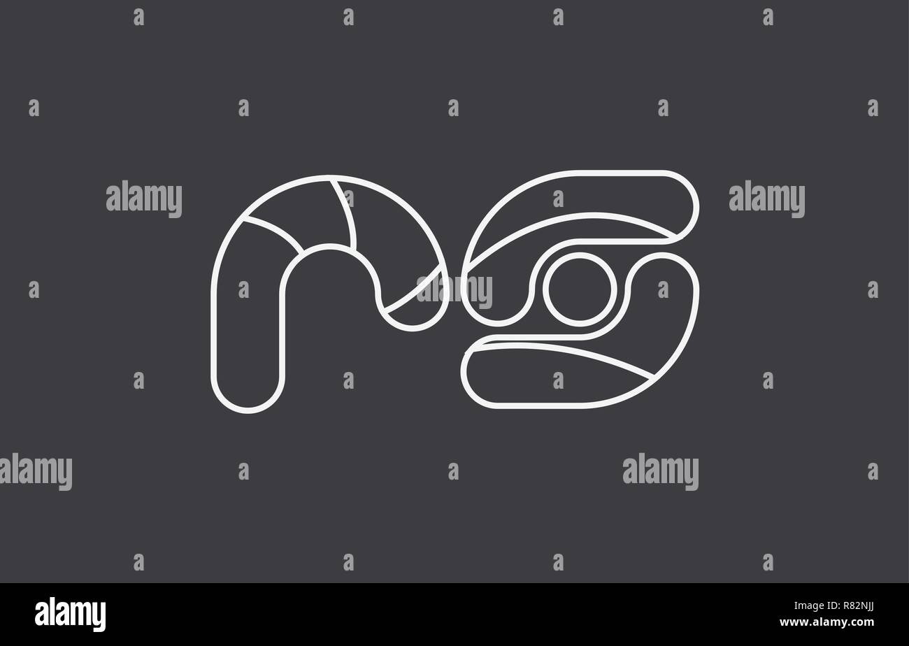 Gris blanc noir lettre alphabet rs r s combinaison logo design adapté pour une société ou entreprise Illustration de Vecteur