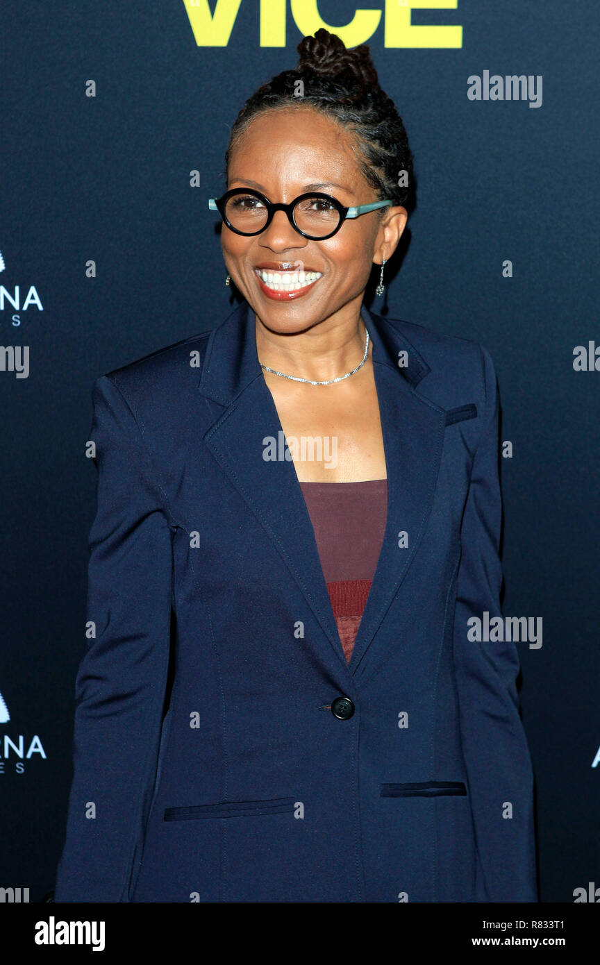 LisaGay Hamilton participant à la "vice" première mondiale au Samuel Goldwyn Theatre le 11 décembre 2018 à Beverly Hills, Californie. Banque D'Images