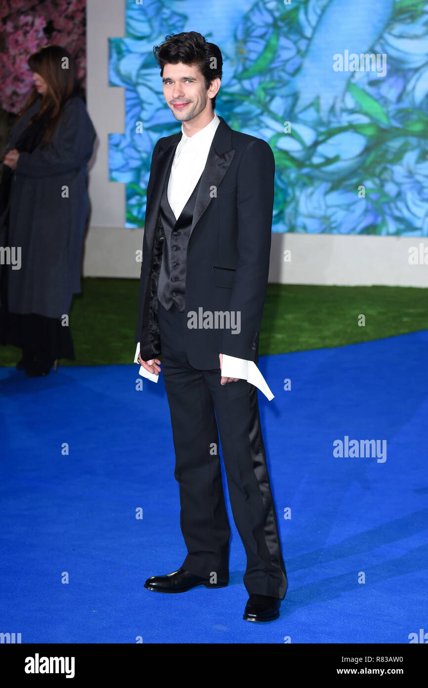 Londres, Royaume-Uni. 12 décembre 2018 : Ben Whishaw au UK premiere de "Mary Poppins" renvoie au Royal Albert Hall, Londres. Photo : Steve Sav/Featureflash Crédit : Paul Smith/Alamy Live News Banque D'Images