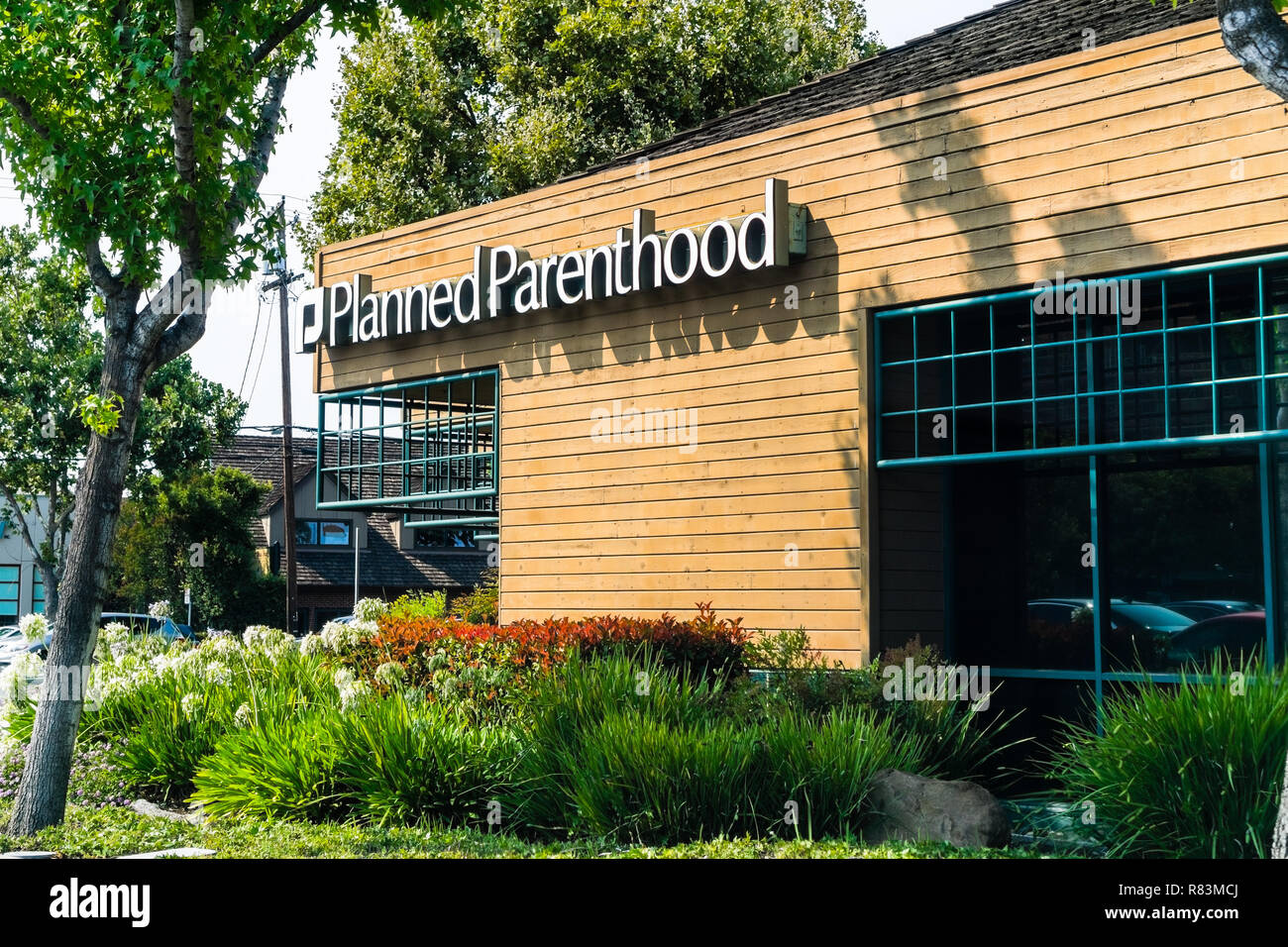 7 août 2018 sur la montagne / CA / USA - Centre de planification familiale dans le sud de San Francisco bay area Banque D'Images