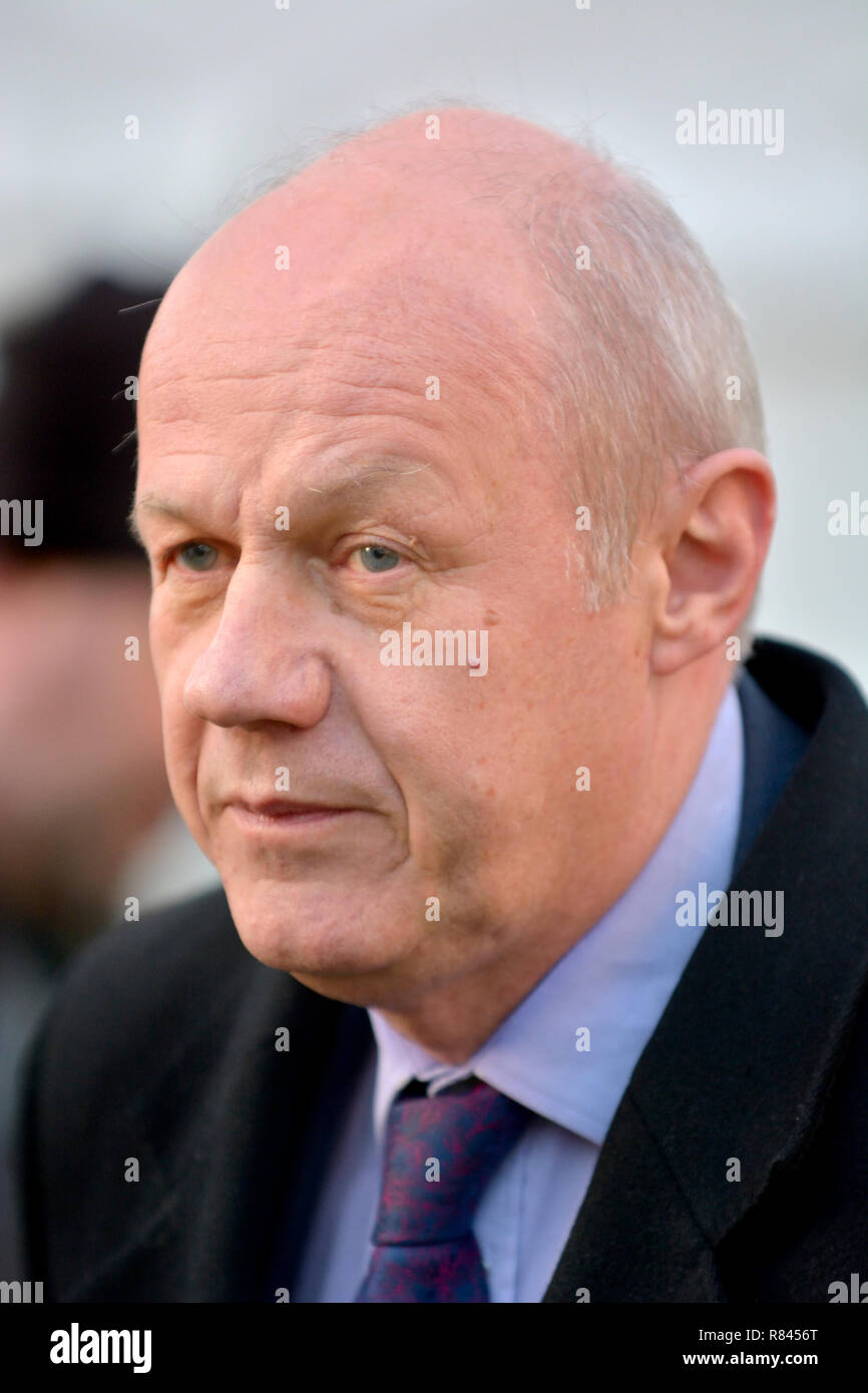 Damian Green MP (Conservateur : Ashford) sur College Green, Westminster, Décembre 2018 Banque D'Images