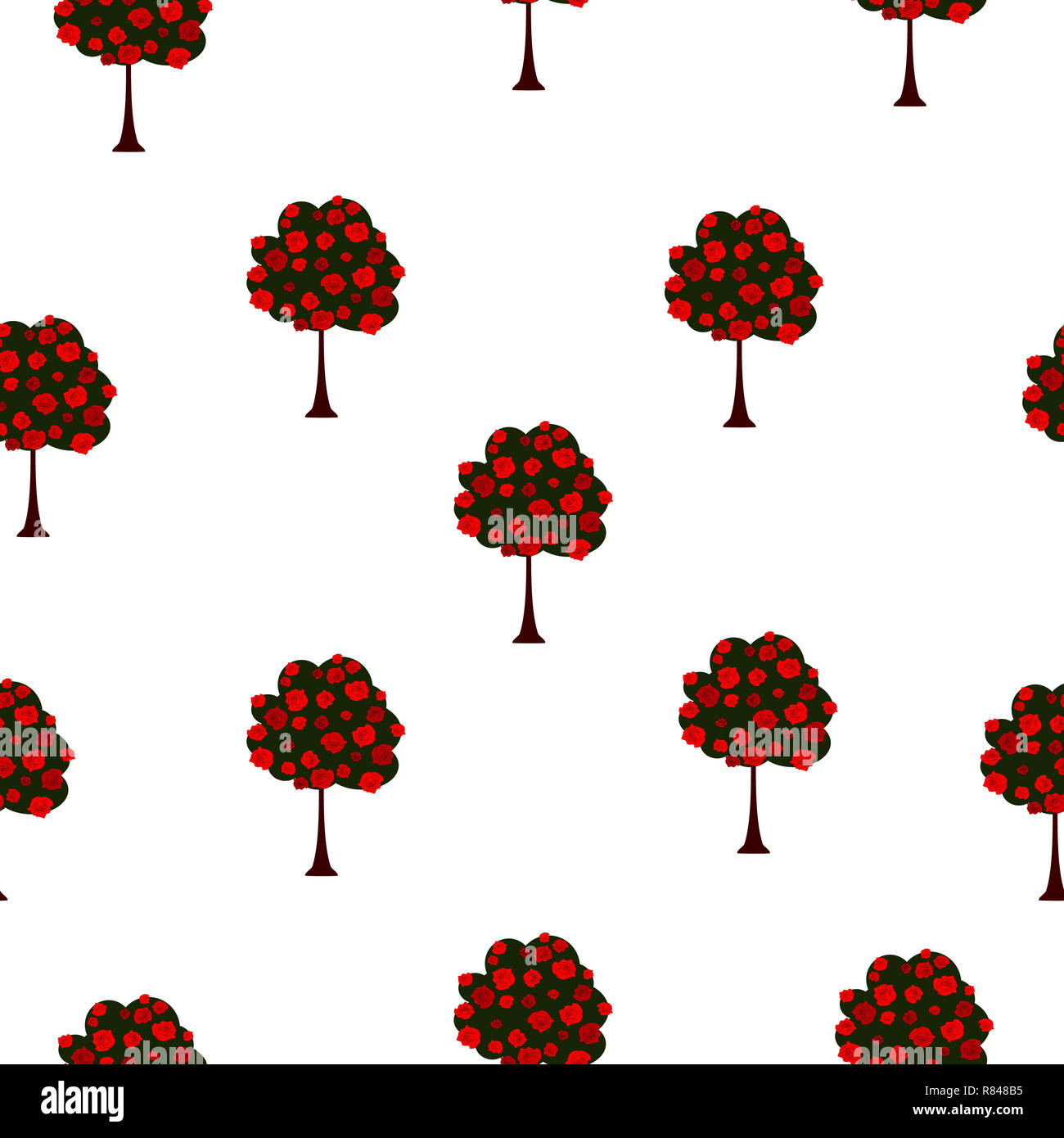 Téléchargement gratuit Images Modele Sans Grands Arbres Vert Avec Roses Rouges En Fleurs dernière salutations