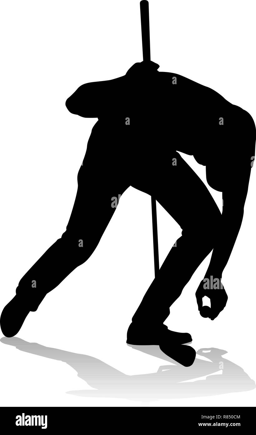 Sports Golf golfeur Personne Silhouette Illustration de Vecteur