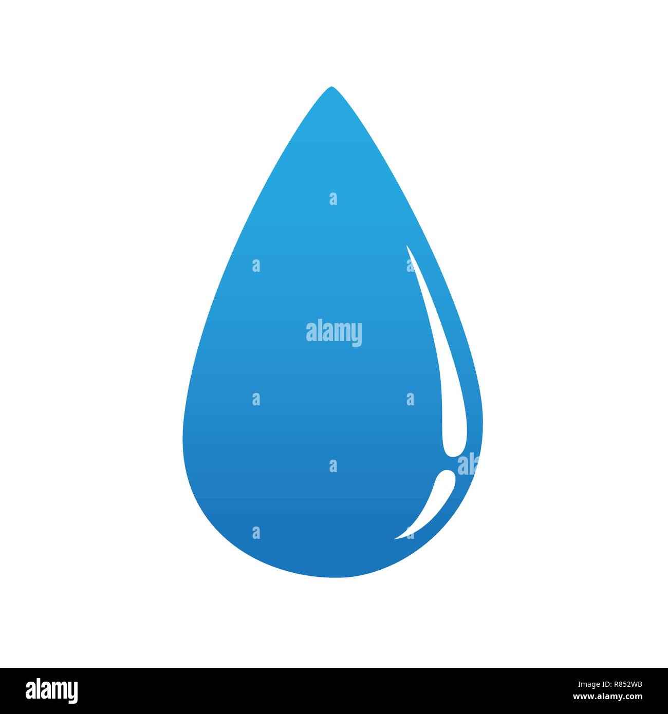 Icône de chute d'eau isolé sur fond blanc vector illustration Illustration de Vecteur
