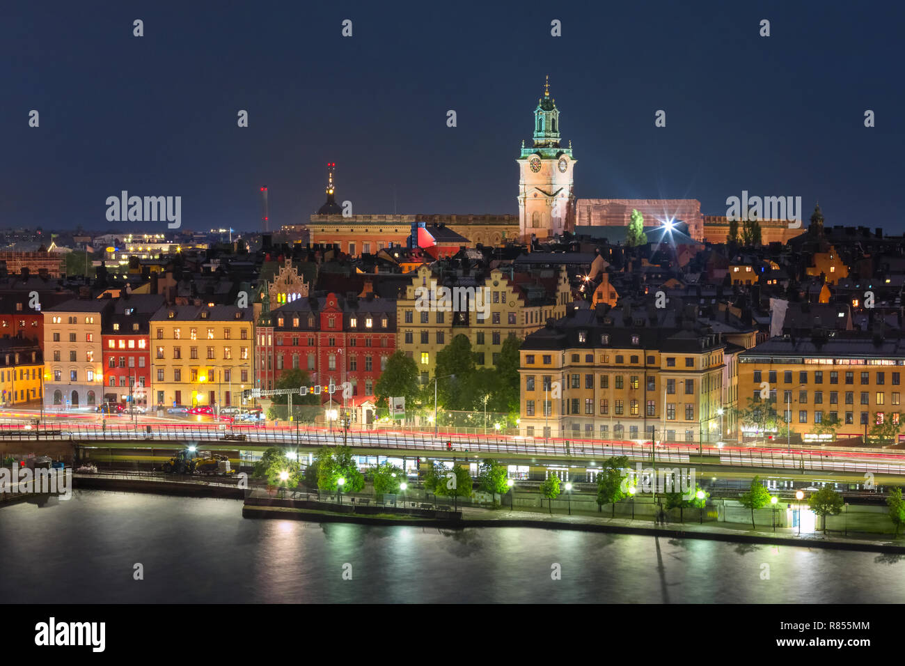 Gamla Stan à Stockholm, Suède Banque D'Images