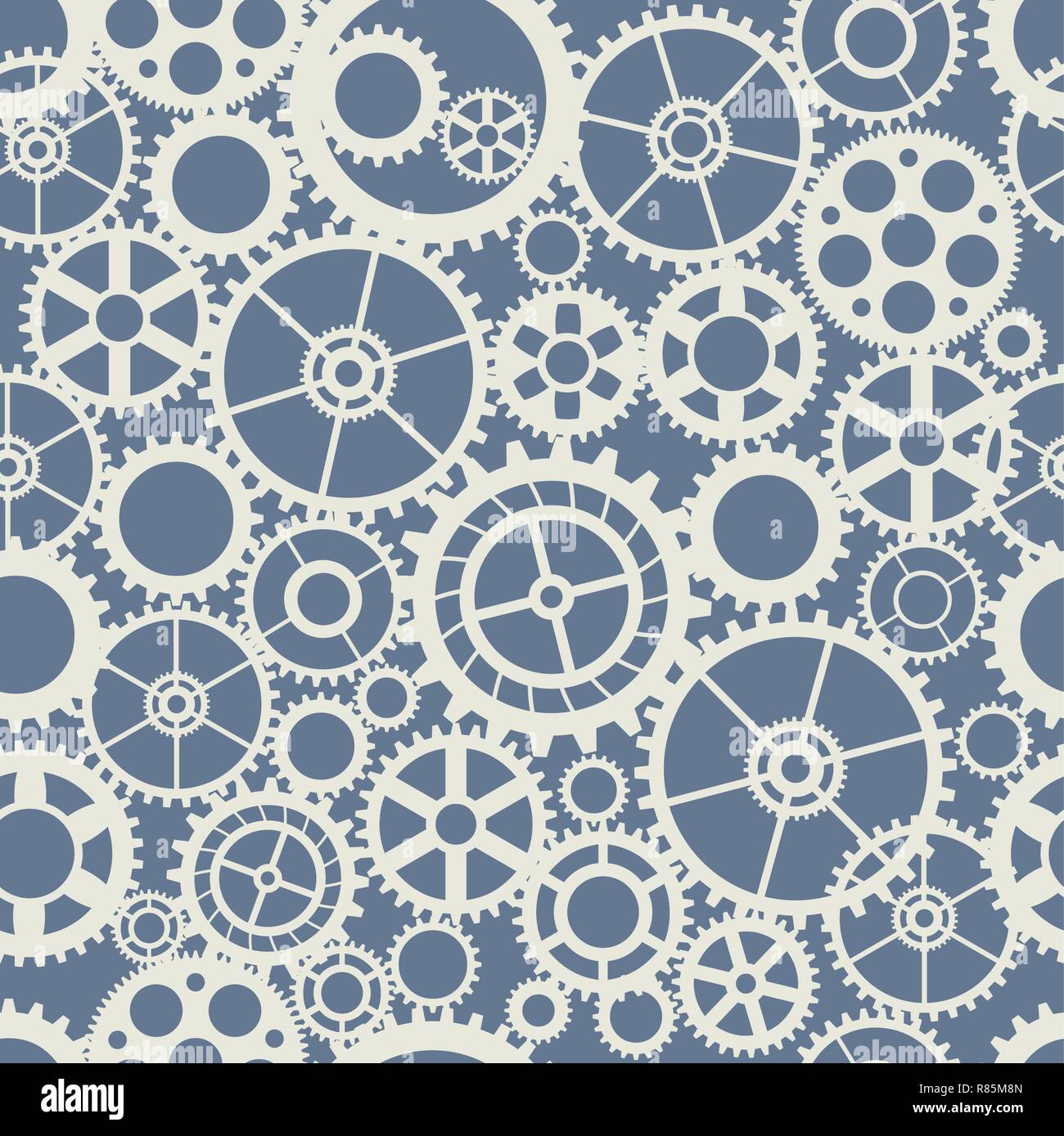 L'engrenage de roue transparente motif machine concept illustration de l'industrie. Réveil mécanisme art texture forme business silhouette Illustration de Vecteur