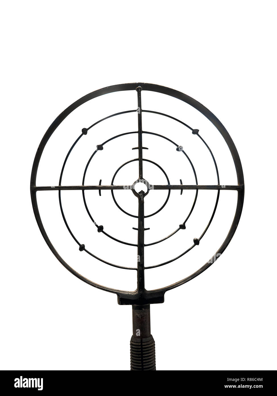 Des avions d'époque vue sur fond blanc Banque D'Images