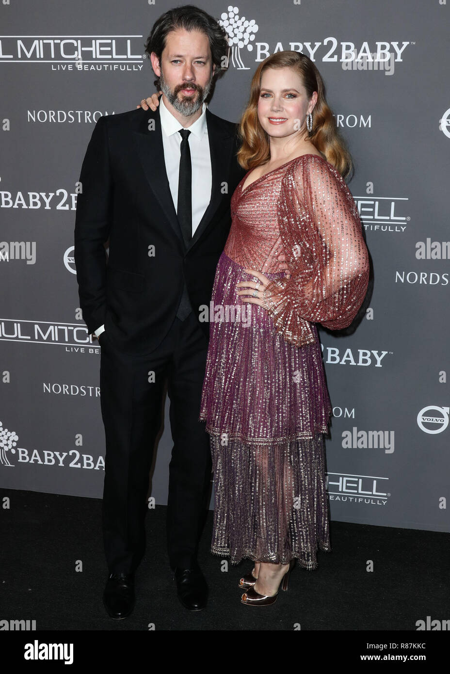 CULVER CITY, LOS ANGELES, CA, USA - Le 10 novembre : Darren Le Gallo, Amy Adams aux 2018 Baby2Baby gala tenu à 3Labs le 10 novembre 2018 à Culver City, Los Angeles, Californie, États-Unis. (Photo par Xavier Collin/Image Press Office) Banque D'Images