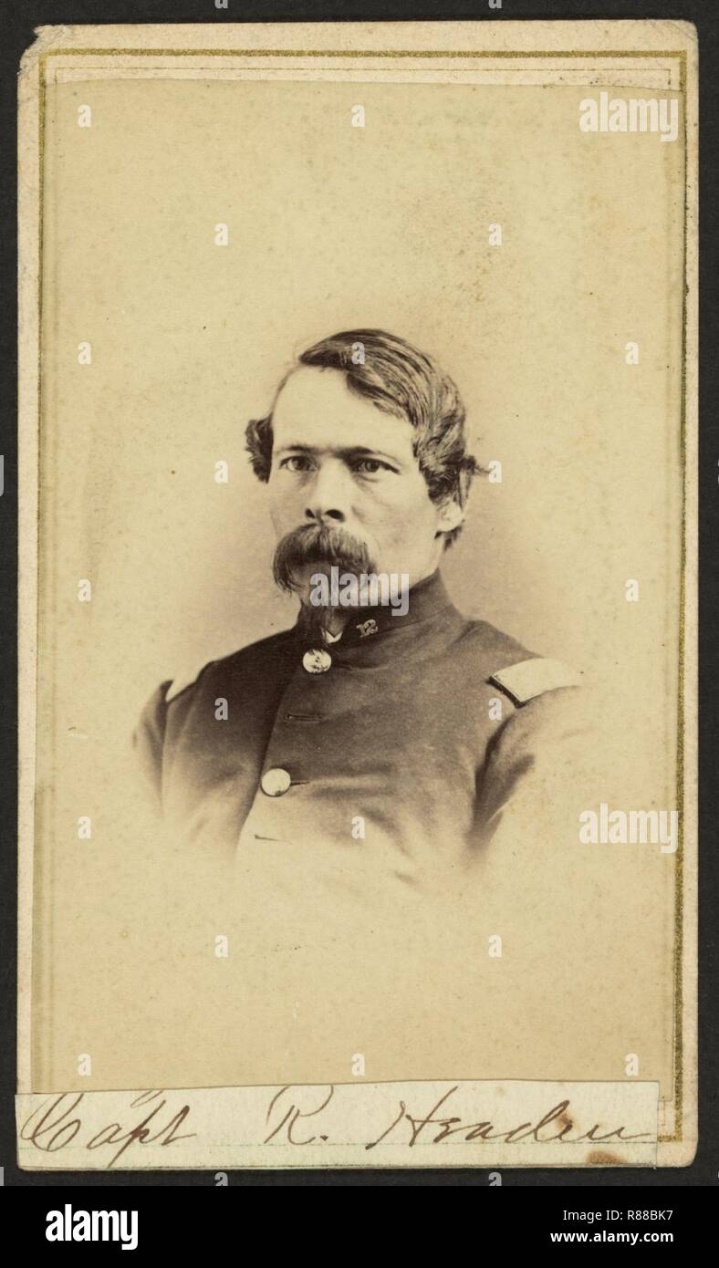 Le capitaine R. Headen - Ball & Thomas, Photographic Art Gallery, 120 W. La 4ème rue, près de la race, de Cincinnati, O. Banque D'Images