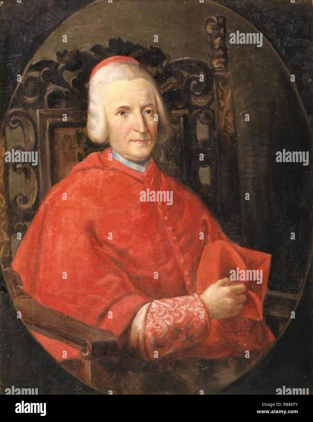 Cardinale Francesco Carrara. Banque D'Images
