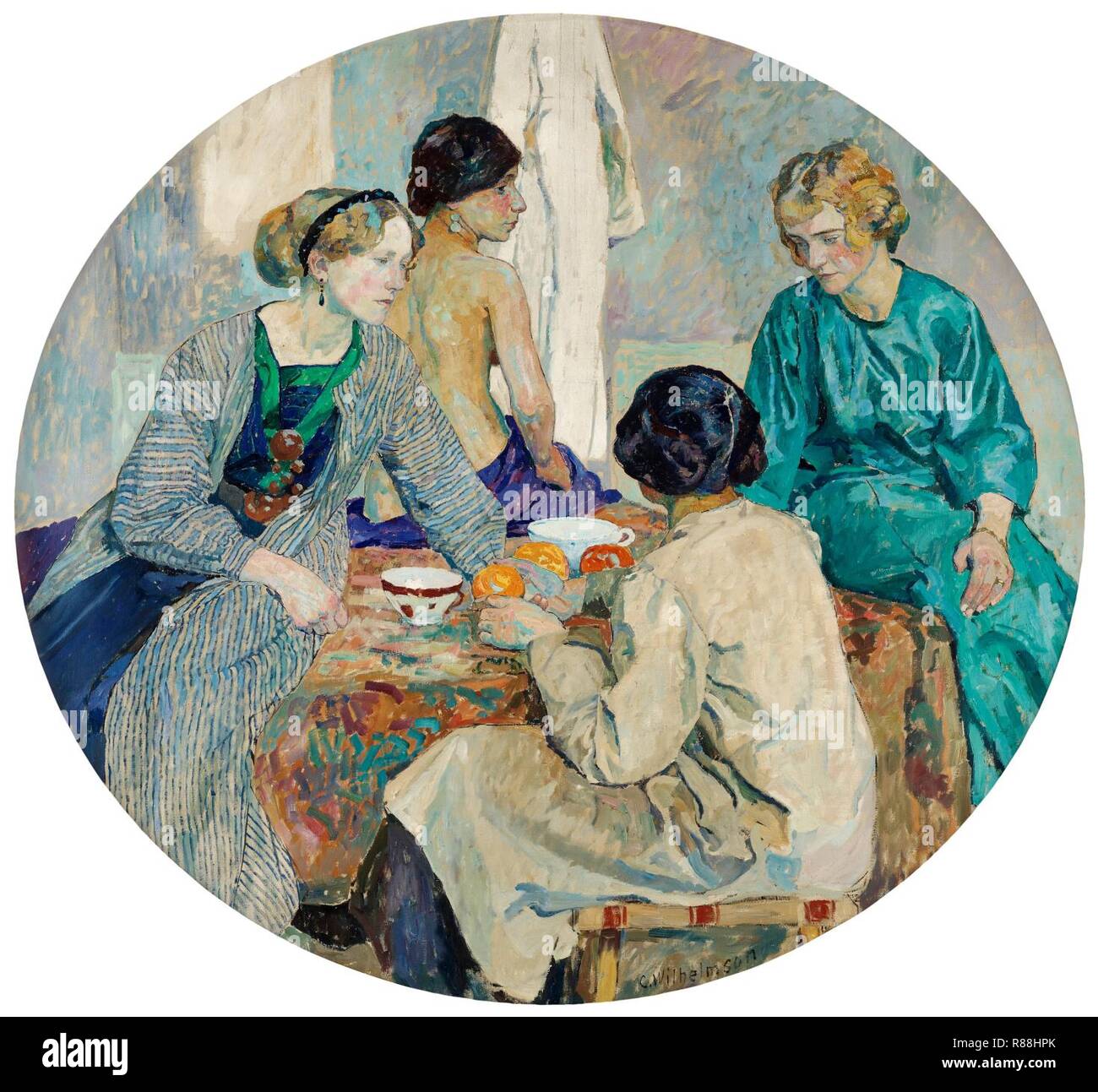 Carl Wilhelmson-je atelieren. Banque D'Images