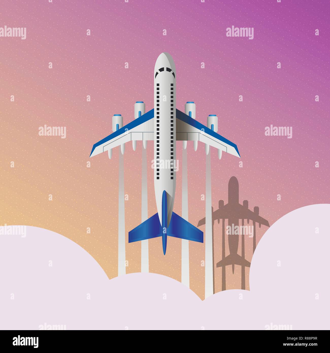 Billet d'infographies Air modèle. Eps10 vector illustration Illustration de Vecteur