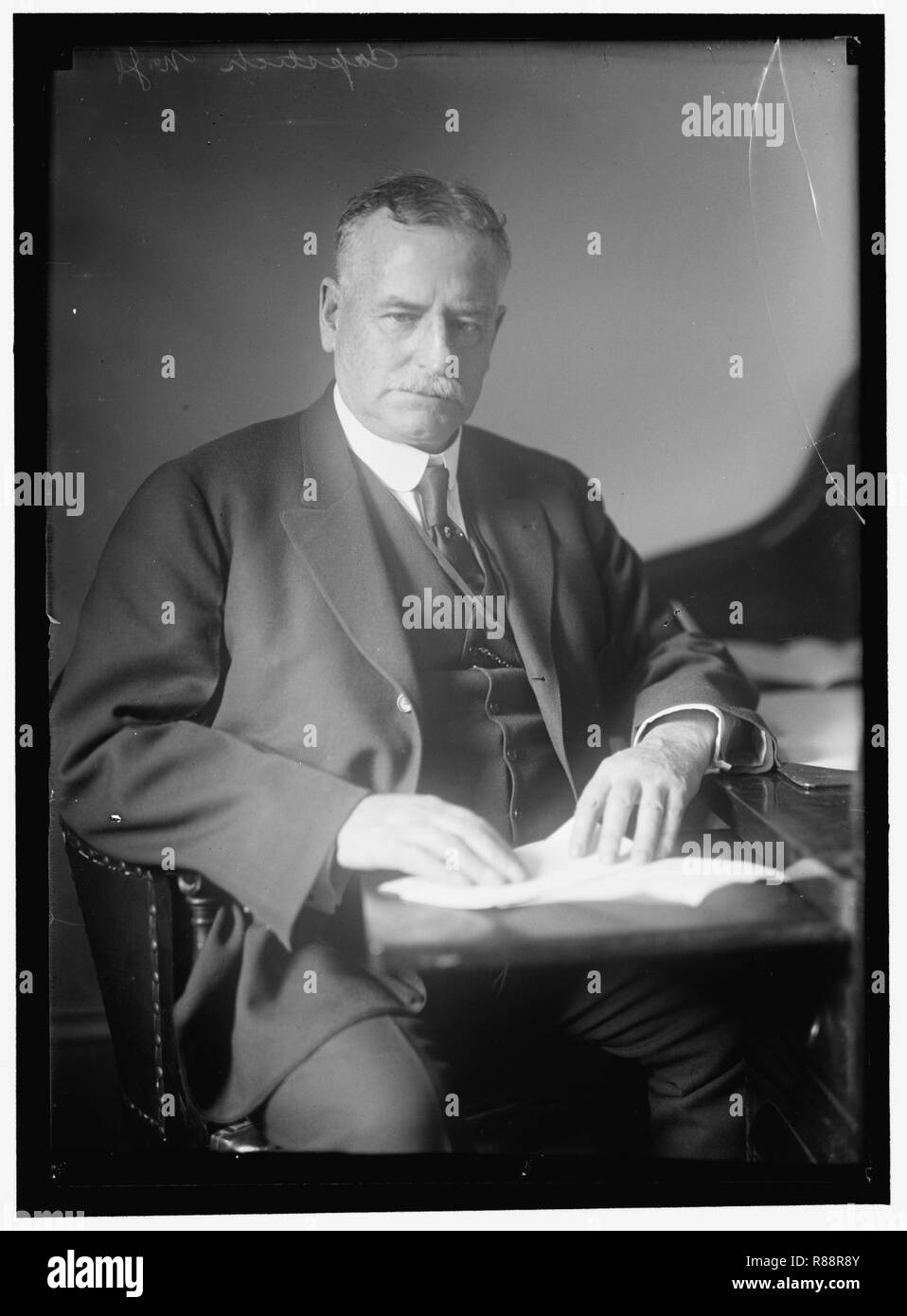 CAPSTICK, John Henry. REP. Du NEW JERSEY, 1915-1918 Banque D'Images