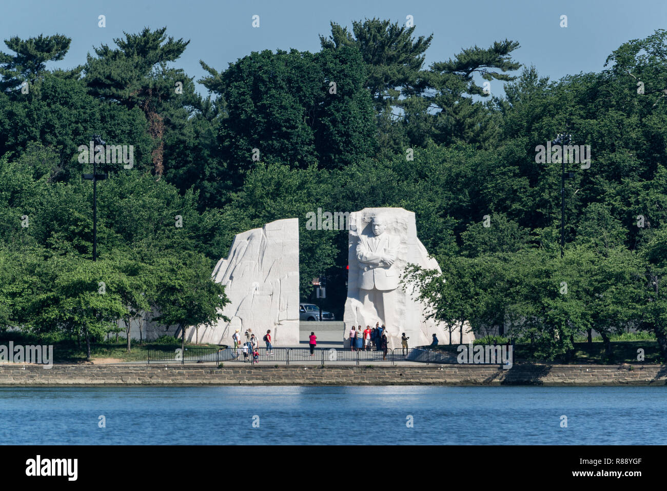 Martin Luther King Memorial, Washington DC, USA. Banque D'Images