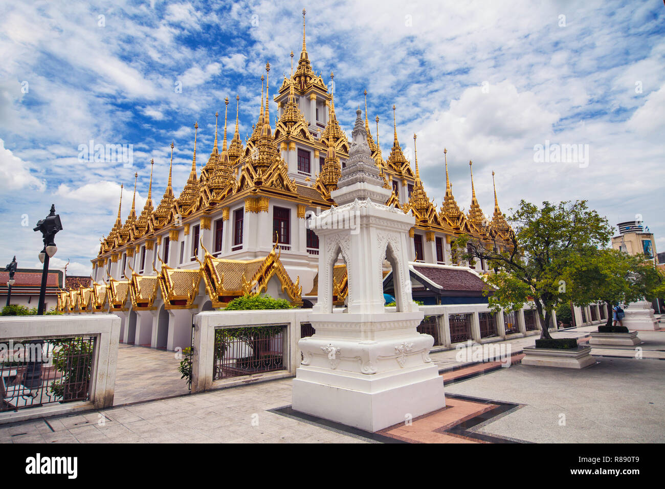 Temple de la nièce de Royal à Bangkok, Thaïlande. Banque D'Images