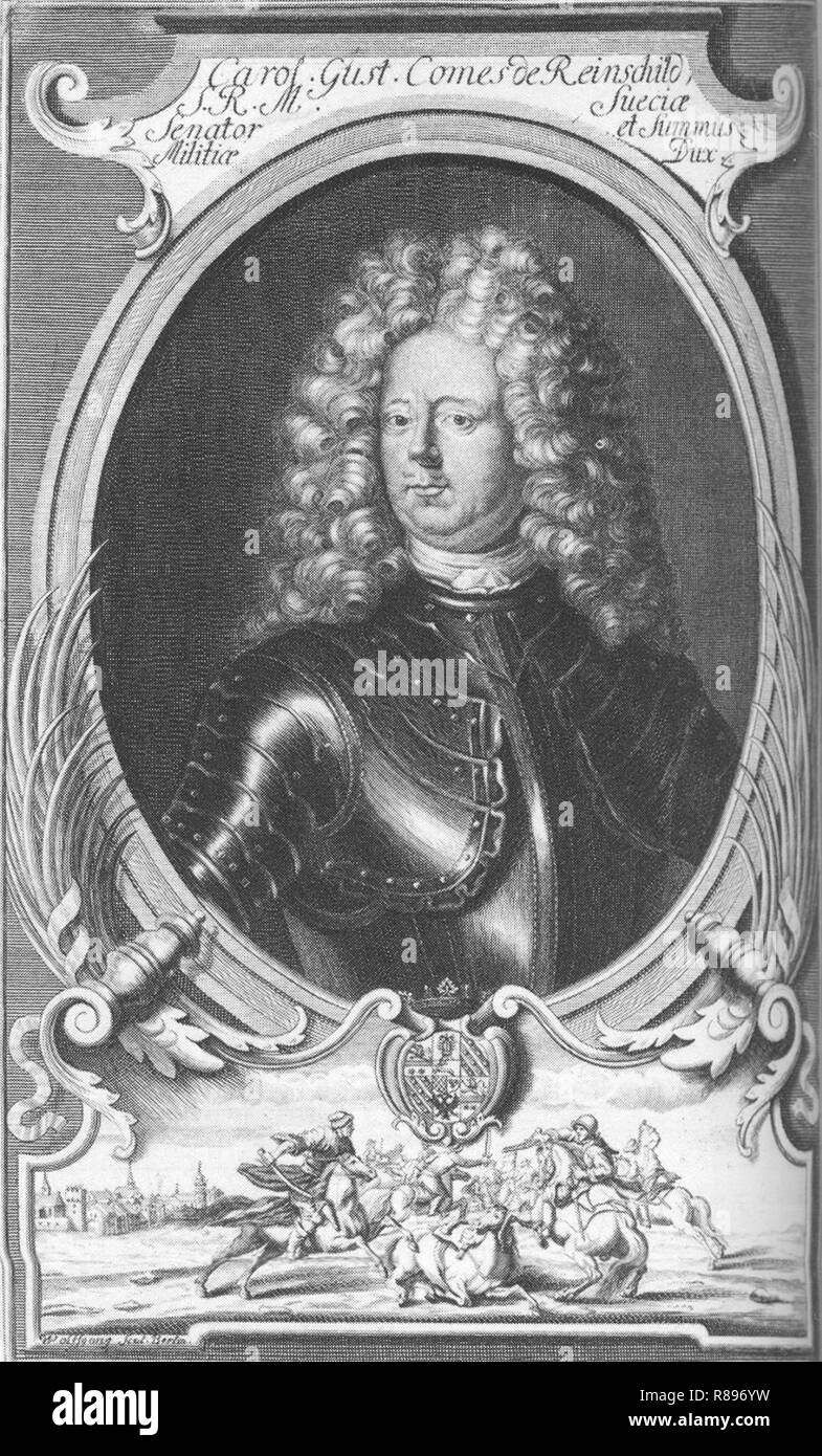 Carl Gustav Rehnskiöld. Banque D'Images
