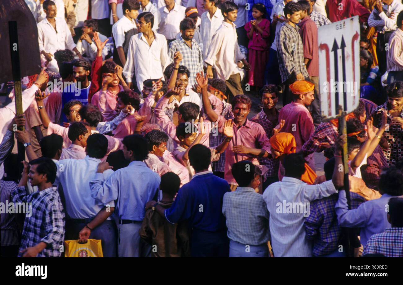 Ganesh Festival, Mumbai, Maharashtra, Inde Banque D'Images