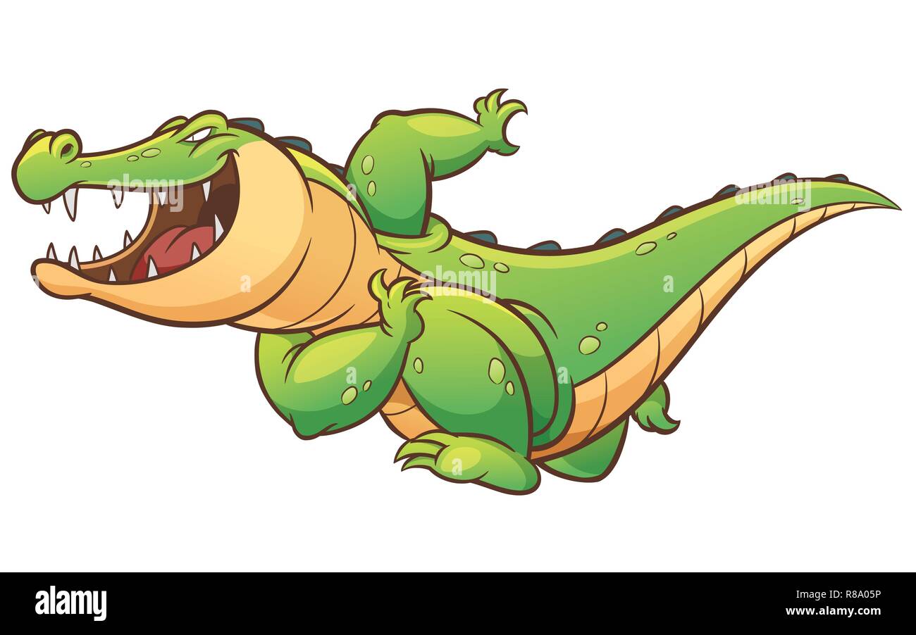Cartoon crocodile Banque de photographies et d’images à haute
