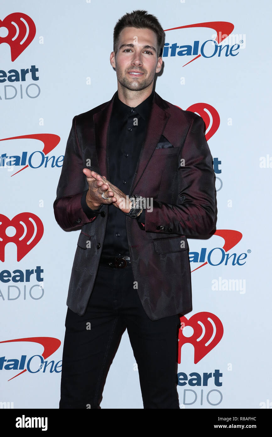 LAS VEGAS, NV, USA - 21 SEPTEMBRE : James Maslow dans la salle de presse au cours de la 2018 iHeartRadio Music Festival - Nuit 1 tenue à T-Mobile Arena le 21 septembre 2018 à Las Vegas, Nevada, United States. (Photo par Xavier Collin/Image Press Office) Banque D'Images