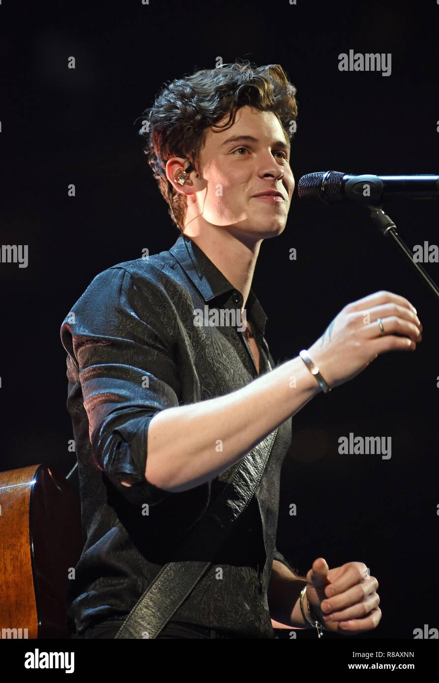 Atlanta, GA, USA. 14 Décembre, 2018. Shawn Mendes présents pour pouvoir 96,1 IHeartRadio Jingle Ball présentée par Capital One, State Farm Arena, Atlanta, GA, le 14 décembre 2018. Credit : Derek Storm/Everett Collection/Alamy Live News Banque D'Images