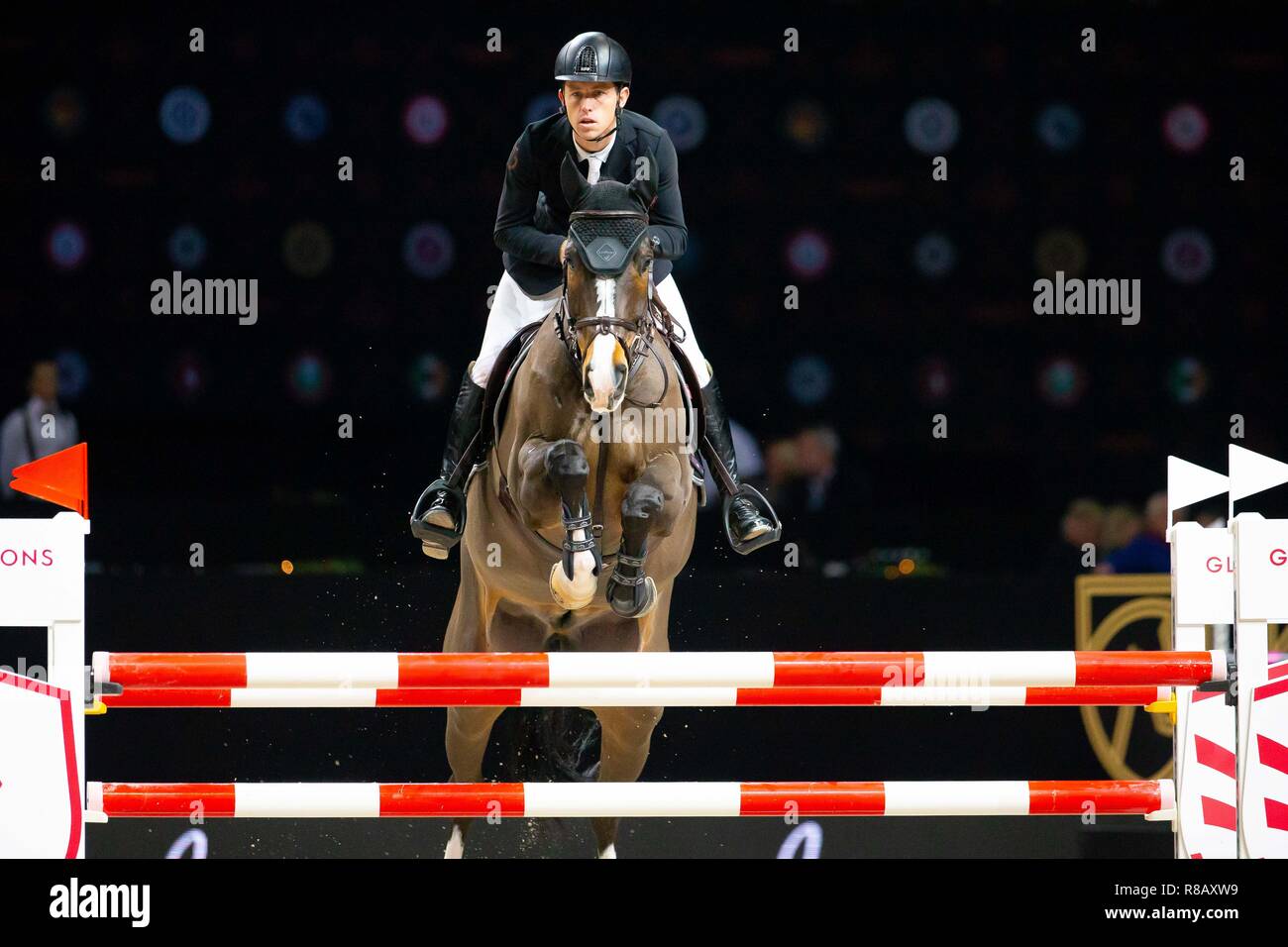 Prague, République tchèque. 15 Décembre, 2018. Gagnant. Scott Brash équitation Bonjour Shelby. GBR. GCL Cours Individuel. Concours hippique. Séries éliminatoires de Prague. 14/12/2018. Credit : Sport en images/Alamy Live News Banque D'Images