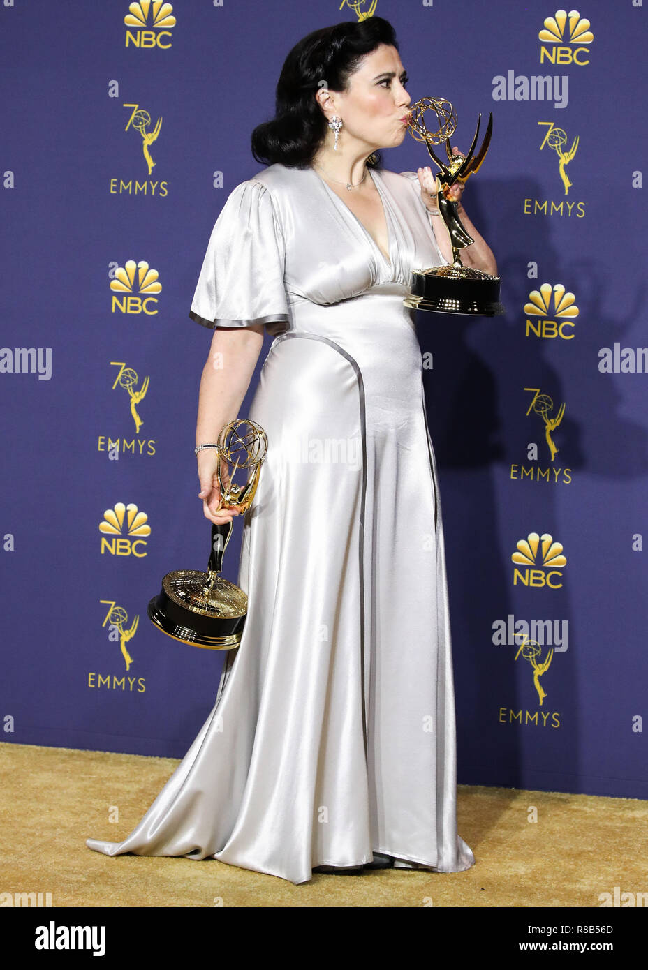 LOS ANGELES, CA, USA - Septembre 17 : Alex Borstein dans la salle de presse annuelle lors de la 70e Primetime Emmy Awards s'est tenue au Théâtre de Microsoft à Los Angeles. Vivre le 17 septembre 2018 à Los Angeles, Californie, États-Unis. (Photo par Xavier Collin/Image Press Office) Banque D'Images