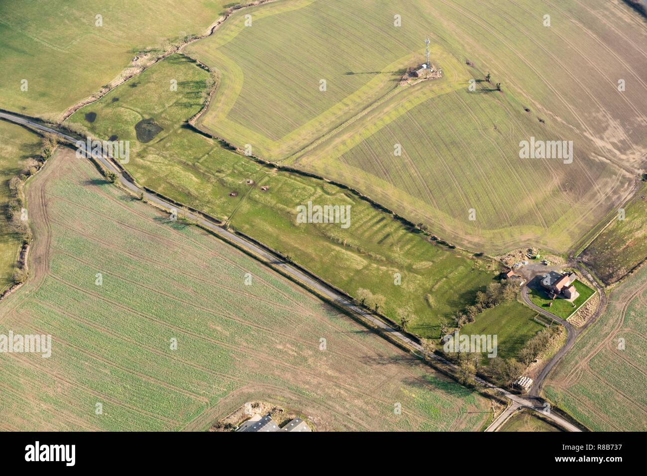 Village médiéval déserté de West Hartburn, Darlington, Durham, 2018. Créateur : Angleterre historique photographe personnel. Banque D'Images