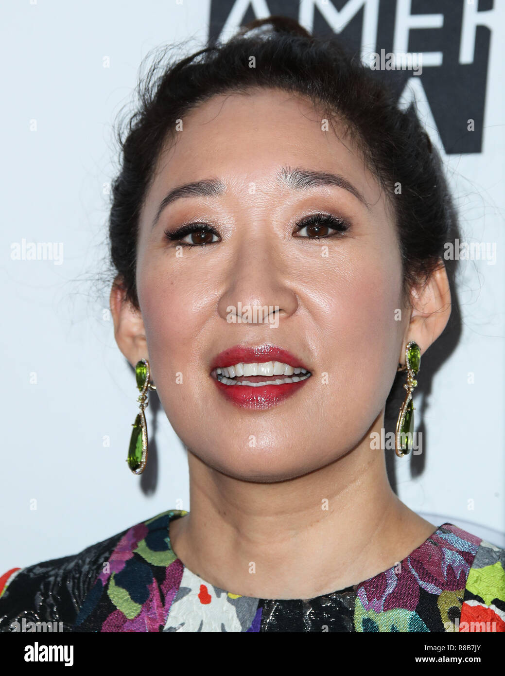 BEVERLY HILLS, LOS ANGELES, CA, USA - 15 SEPTEMBRE : Sandra Oh au BAFTA Los Angeles  + BBC America TV Tea Party 2018 tenue à l'hôtel Beverly Hilton le 15 septembre 2018 à Beverly Hills, Los Angeles, Californie, États-Unis. (Photo par Xavier Collin/Image Press Office) Banque D'Images