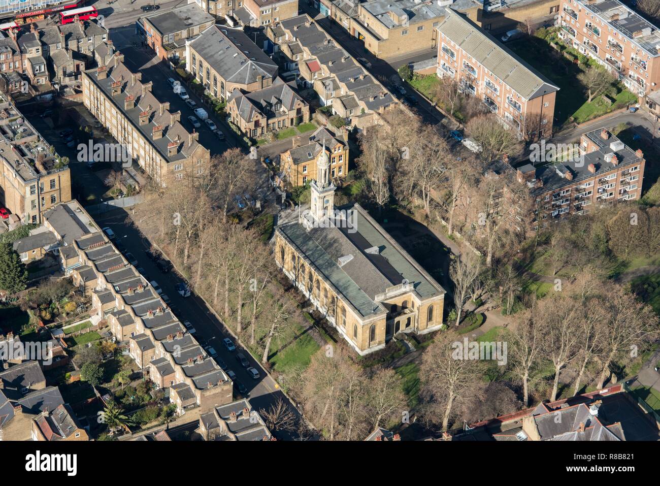 L'église Saint Pierre, Walworth, Londres, 2018. Créateur : Angleterre historique photographe personnel. Banque D'Images