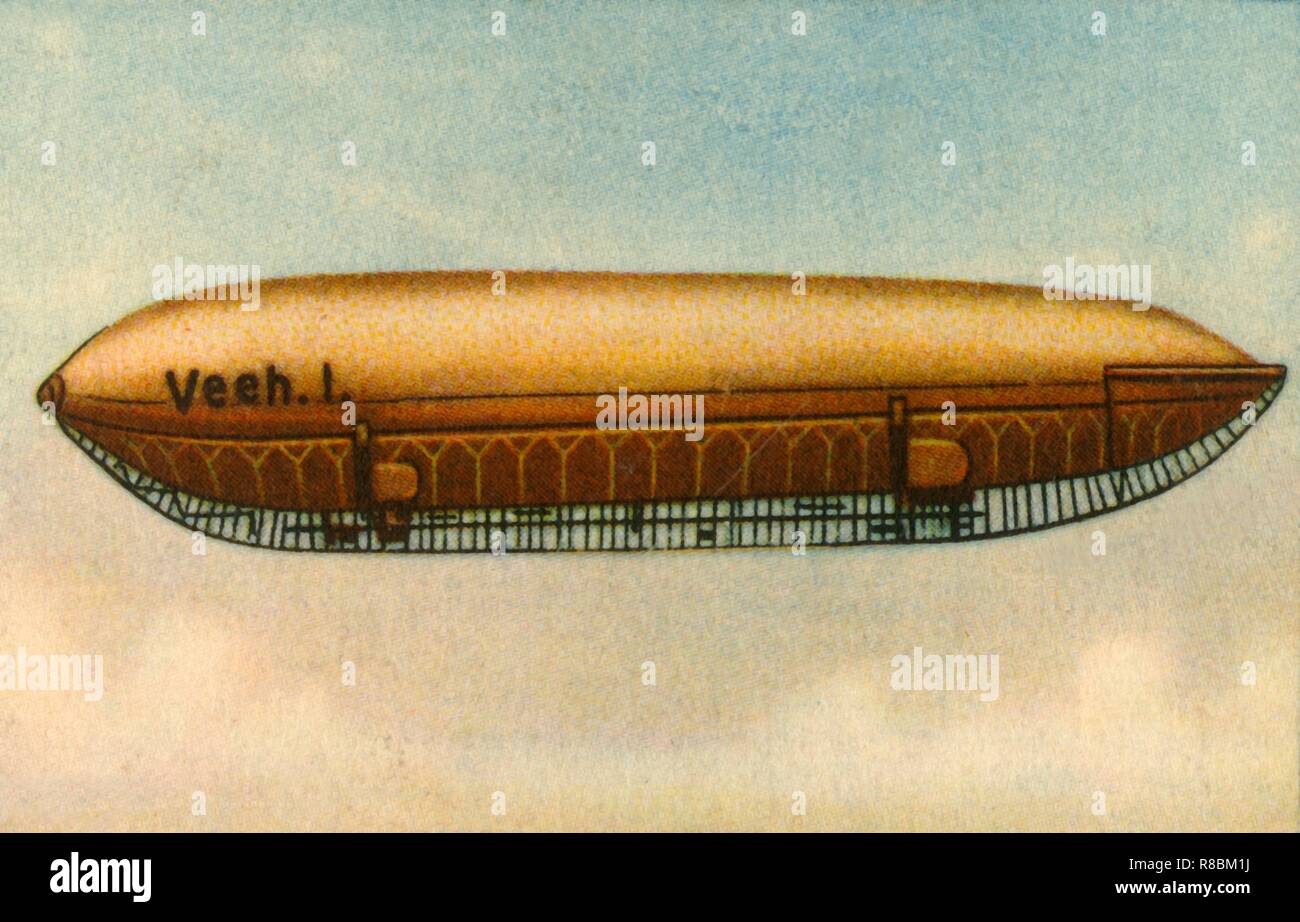 Je Veeh airship, 1912, (1932). Créateur : Inconnu. Banque D'Images