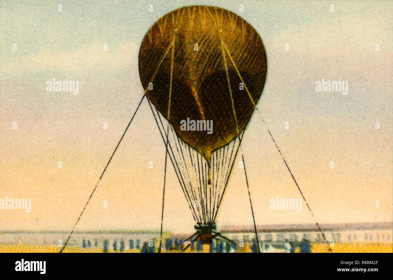 Record d'altitude en ballon, 1901, (1932). Créateur : Inconnu. Banque D'Images