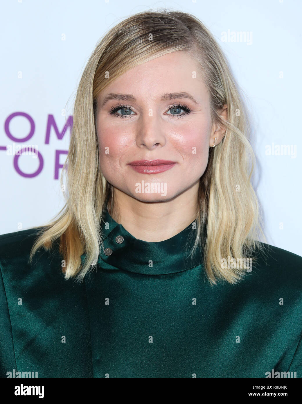 BEVERLY HILLS, LOS ANGELES, CA, USA - 15 SEPTEMBRE : L'actrice Kristen Bell arrive à la National Women's History Museum's 7th Annual Women Making History Awards tenue à l'hôtel Beverly Hilton le 15 septembre 2018 à Beverly Hills, Los Angeles, Californie, États-Unis. (Photo par Xavier Collin/Image Press Office) Banque D'Images