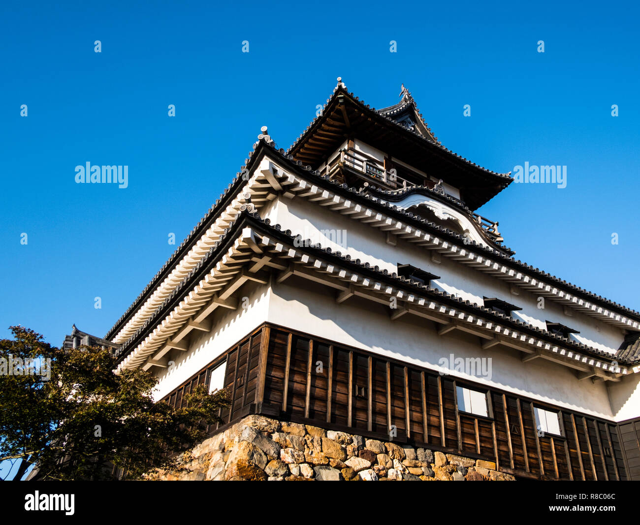 Le donjon du château d'Inuyama Inuyama, City, Aichi Prefecture, Japan Banque D'Images
