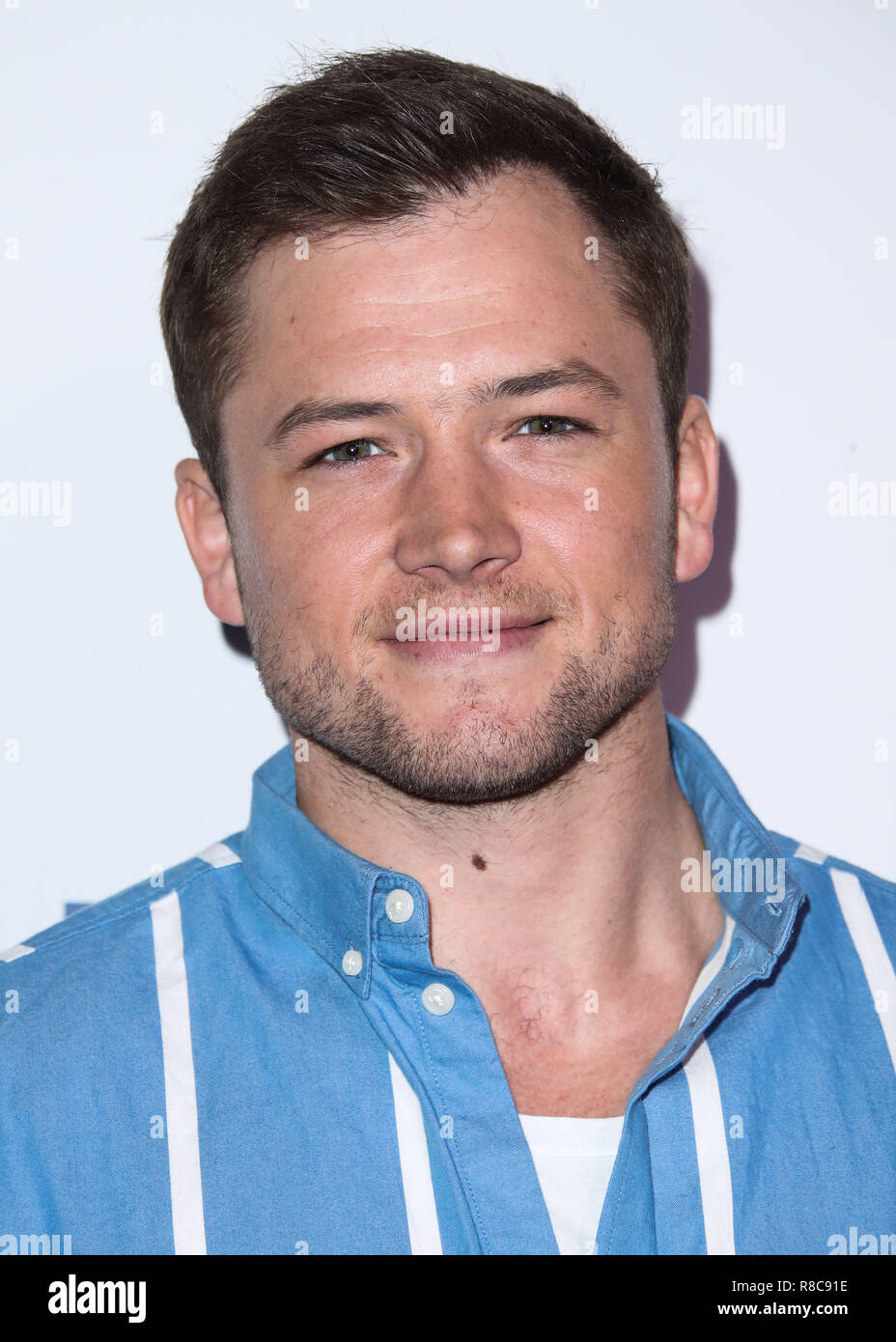 LAS VEGAS, NV, USA - Le 26 avril : Taron Egerton au CinemaCon 2018 - Lionsgate Présentation tenue au Colosseum du Caesars Palace, au cours de la convention CinemaCon officiel de l'Association nationale des propriétaires de cinémas Le 26 avril 2018 à Las Vegas, Nevada, United States. (Photo par Xavier Collin/Image Press Office) Banque D'Images