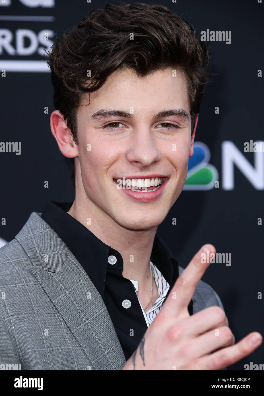 LAS VEGAS, NV, USA - 20 MAI : Shawn Mendes au Billboard Music Awards 2018 qui a eu lieu au MGM Grand Garden Arena le 20 mai 2018 à Las Vegas, Nevada, United States. (Photo par Xavier Collin/Image Press Office) Banque D'Images