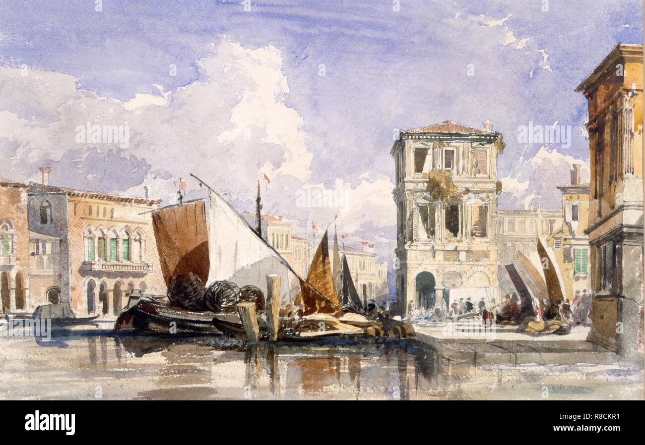 Venise, c1834. Organisateur : William James Muller (1812-45). Banque D'Images