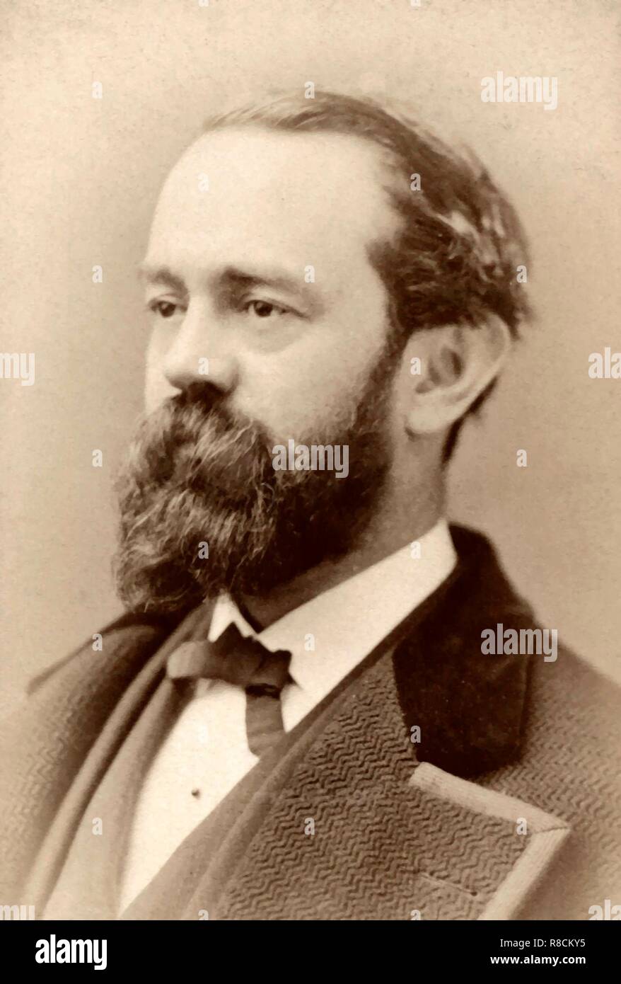 Henry Draper (1837 - 1882), Médecin, astronome amateur et pionnier de l'astrophotographie. Organisateur : photographe américain (19e siècle). Banque D'Images