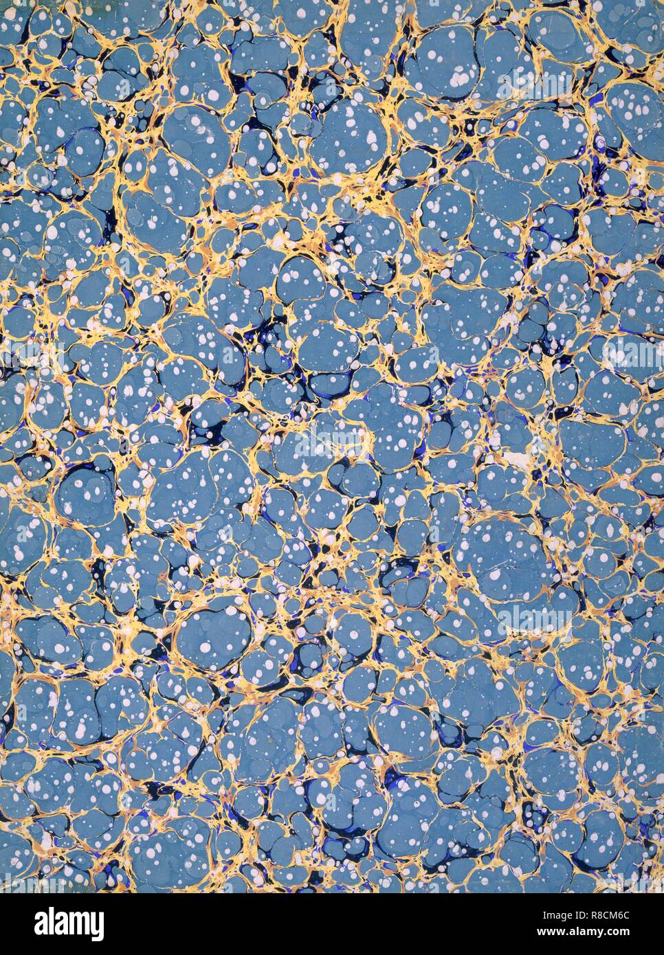 En endpaper, 1950. Organisateur : École d'anglais (20ème siècle). Banque D'Images
