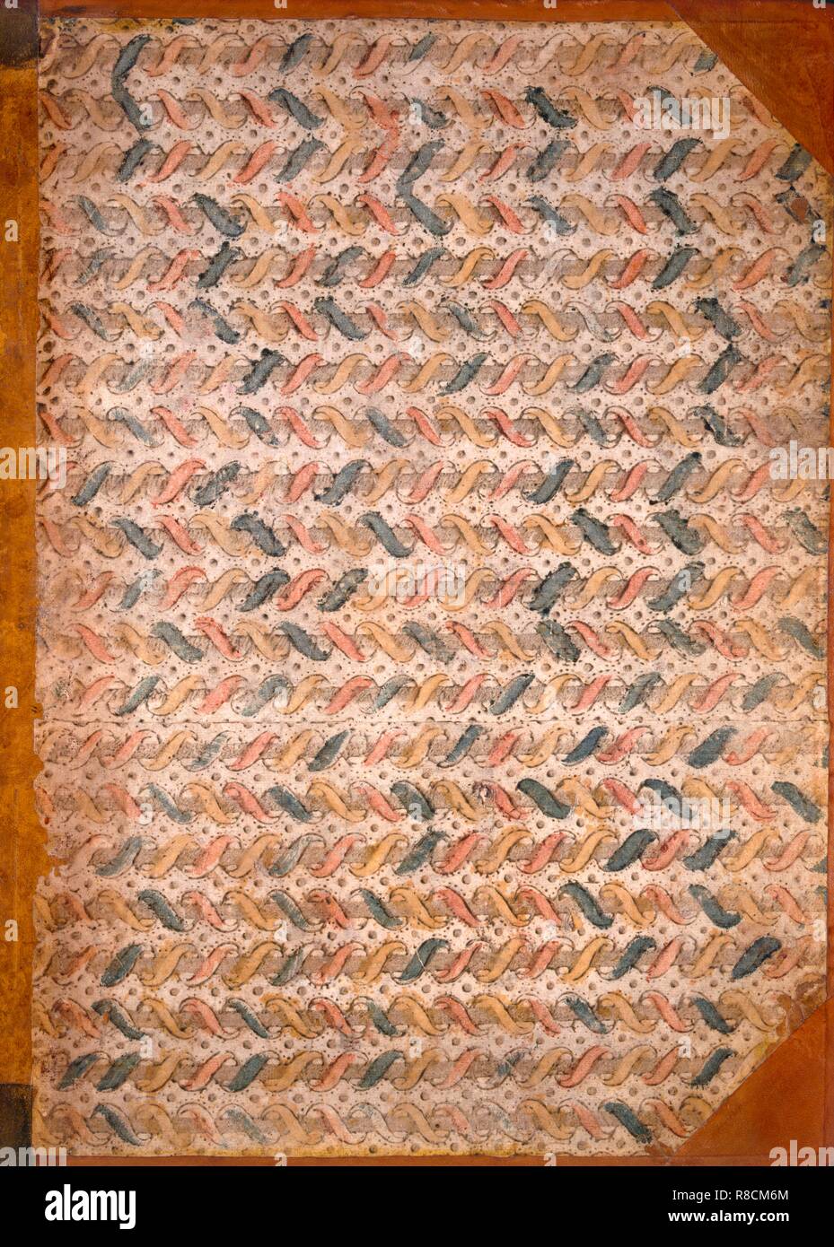 En endpaper, 1950. Organisateur : École d'anglais (20ème siècle). Banque D'Images