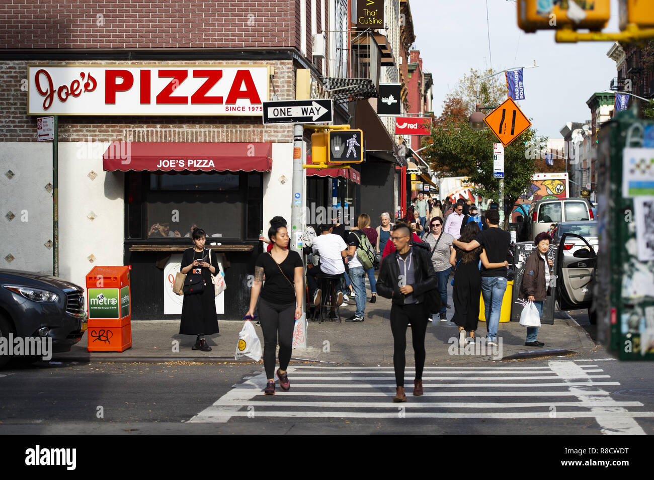 Vie quotidienne à Williamsburg, New York, United States. Banque D'Images