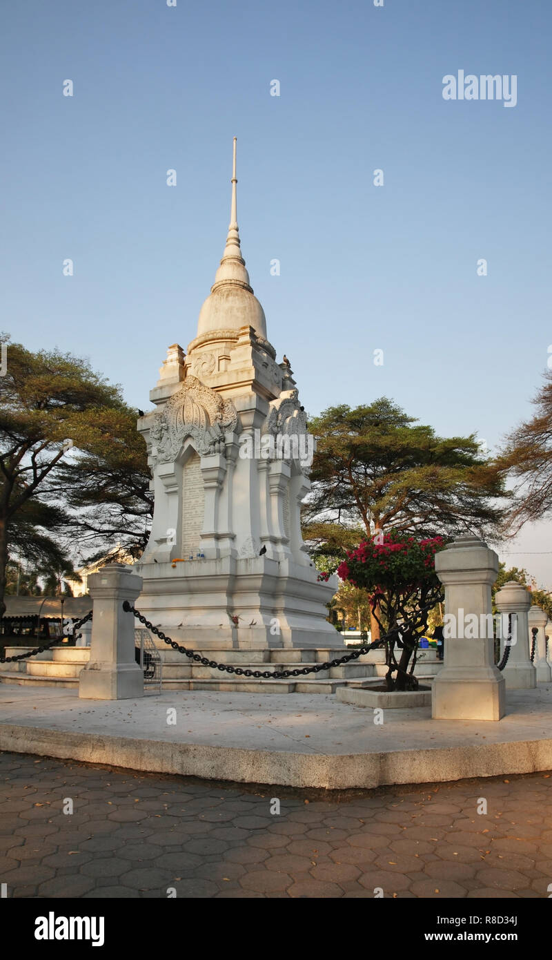 Monument de la Force expéditionnaire du Canada à Bangkok. Royaume de Thaïlande Banque D'Images