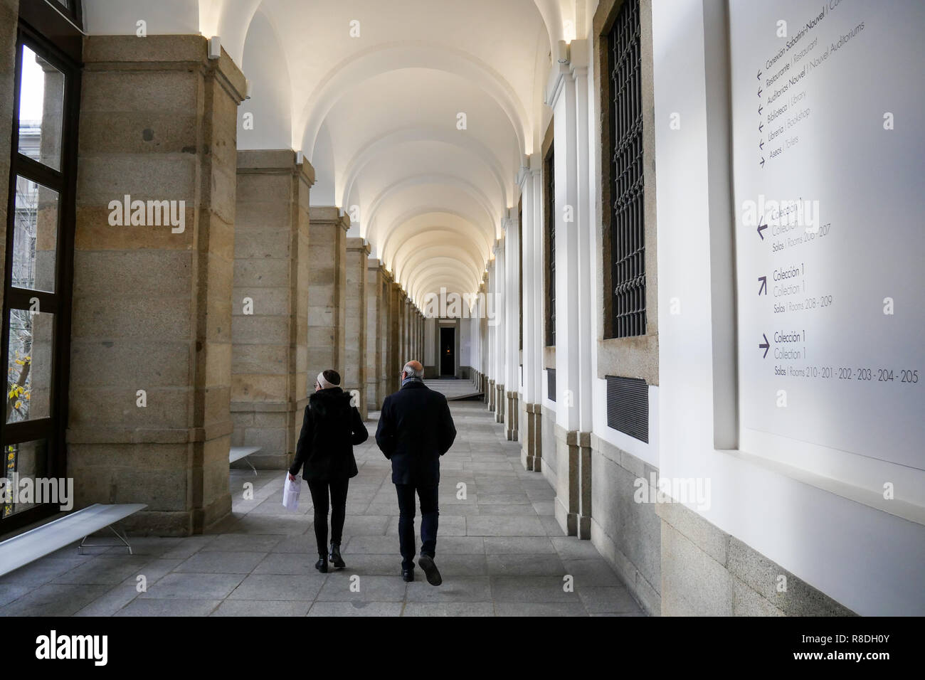 Au Musée de la Reine Sofia Galerie - Museo Nacional Centro de Arte Reina Sofía, Madrid, Espagne Banque D'Images