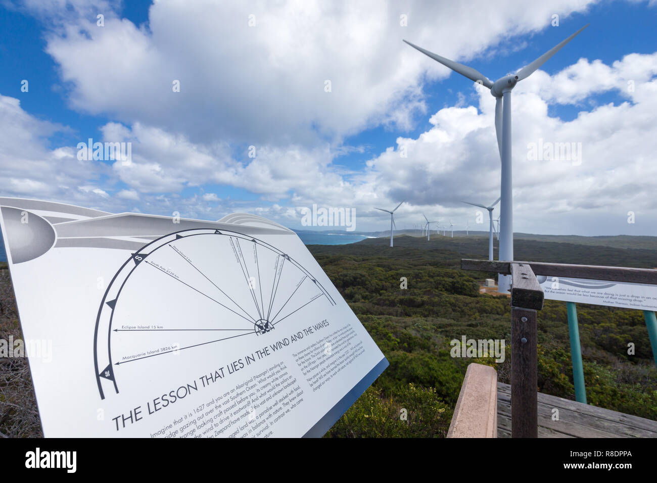 Ferme éolienne d'Albany, dans l'ouest de l'Australie Banque D'Images