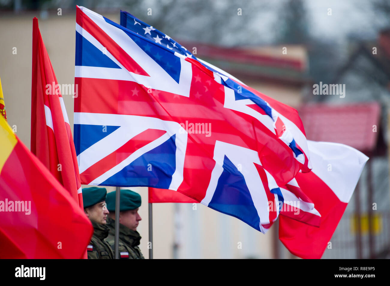 La Division multinationale nord-est de la DN-ne siège à Elblag, Pologne. 6 décembre 2018 © Wojciech Strozyk / Alamy Stock Photo Banque D'Images