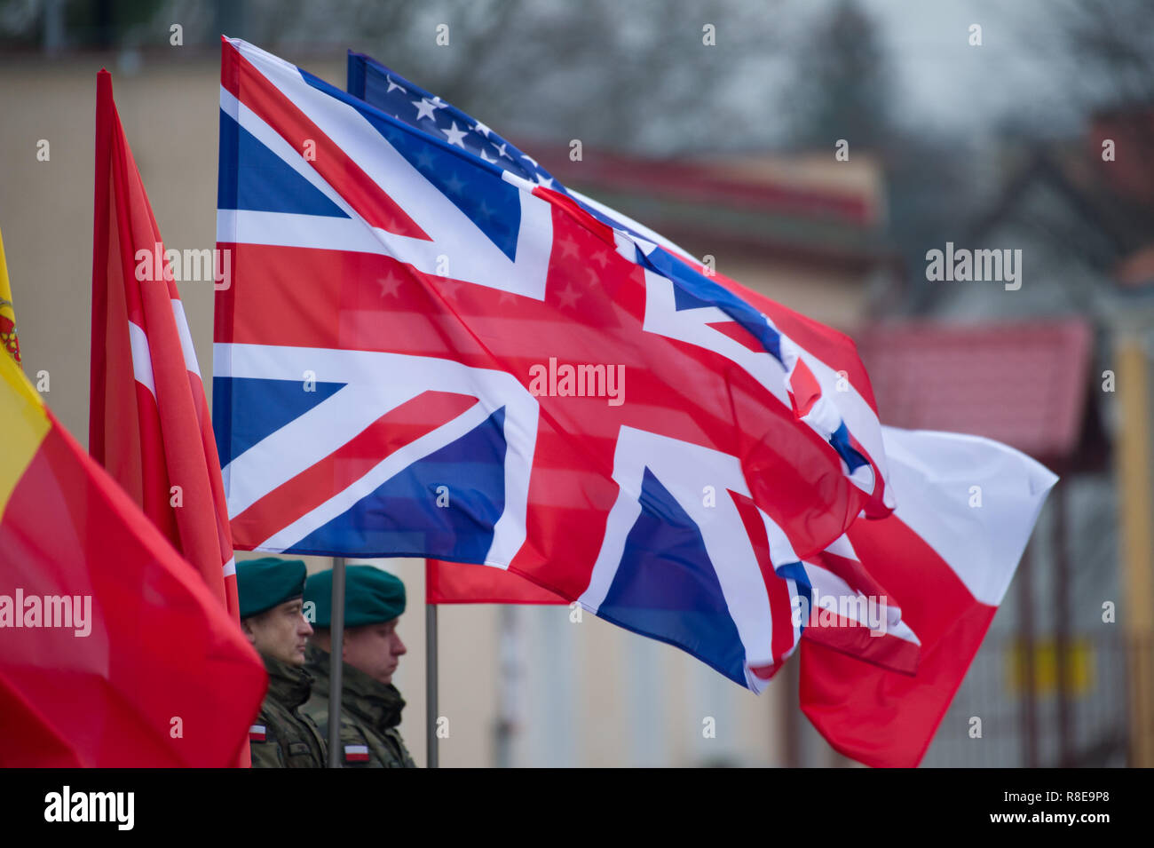 La Division multinationale nord-est de la DN-ne siège à Elblag, Pologne. 6 décembre 2018 © Wojciech Strozyk / Alamy Stock Photo Banque D'Images