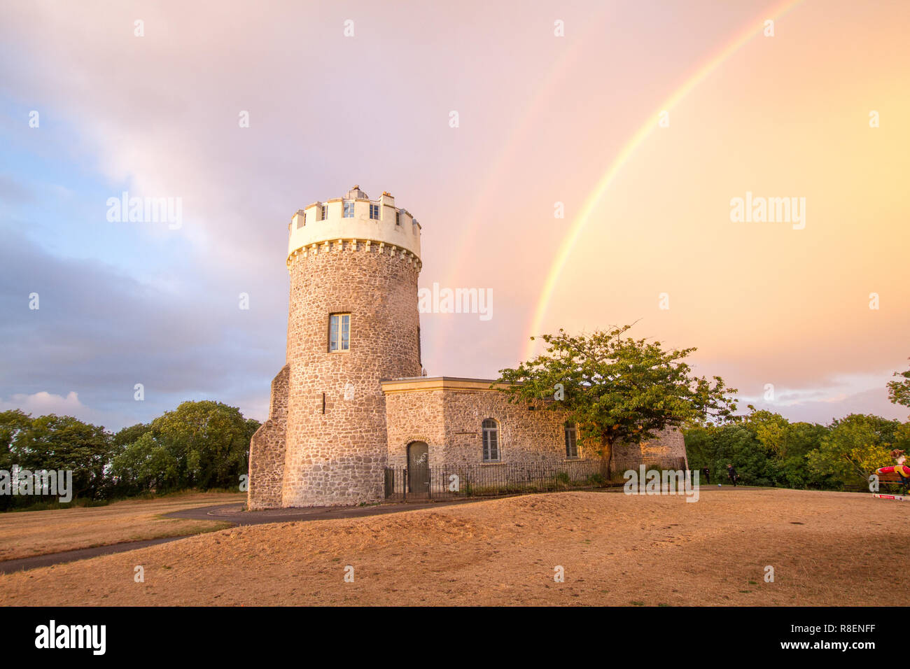 Observatoire de Clifton, camera obscura, arc-en-ciel de Bristol Banque D'Images
