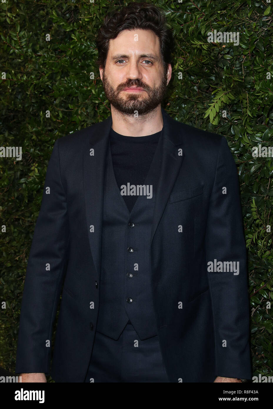 BEVERLY HILLS, LOS ANGELES, CA, USA - 03 mars : Edgar Ramirez à l'Chanel et Charles Finch Pre-Oscar 2018 Dîner de remise des prix tenue à Madeo Restaurant le 3 mars 2018 à Beverly Hills, Los Angeles, Californie, États-Unis. (Photo par Xavier Collin/Image Press Office) Banque D'Images