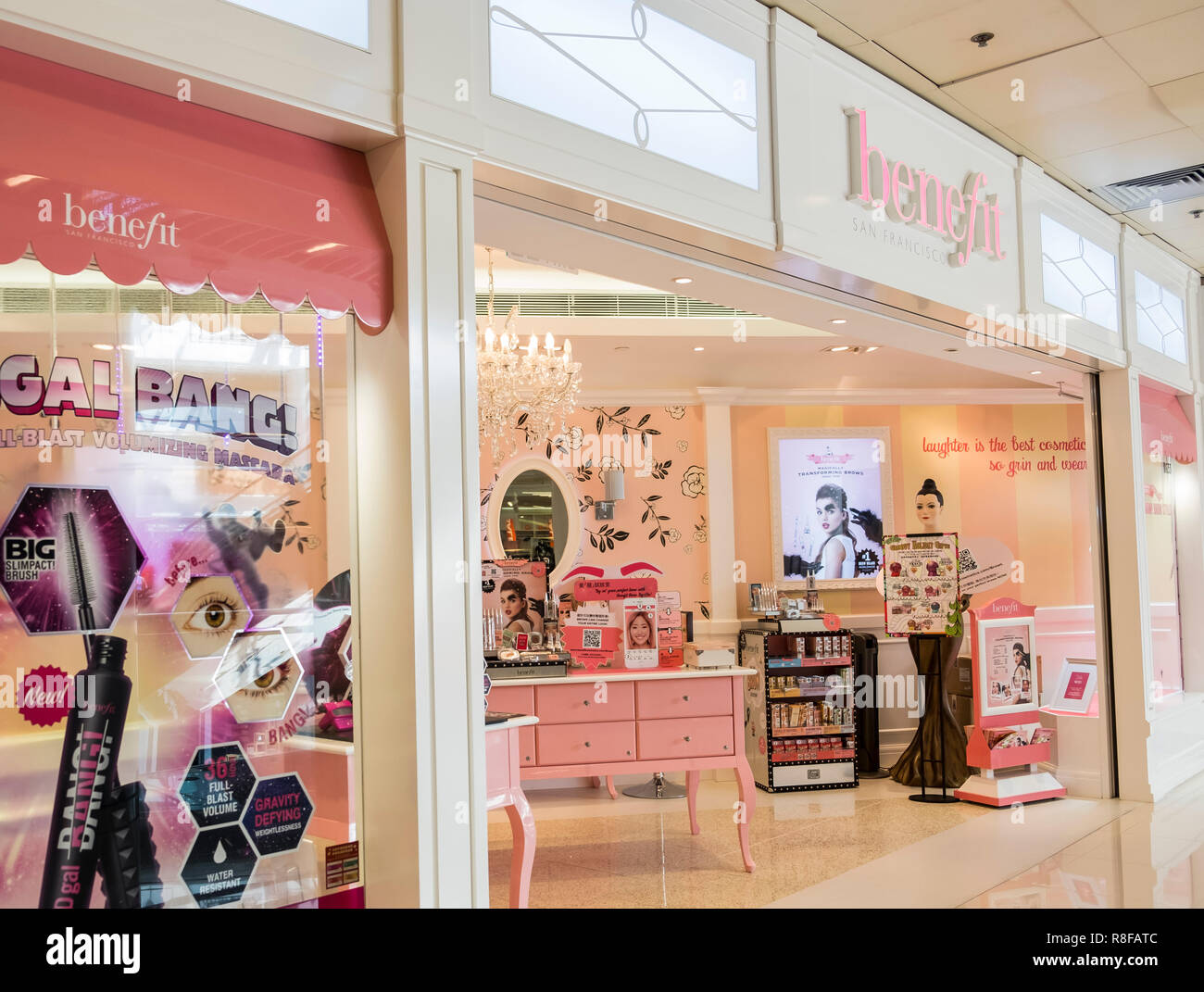 Hong Kong, le 7 avril 2019 : bénéfice store à Hong Kong Banque D'Images