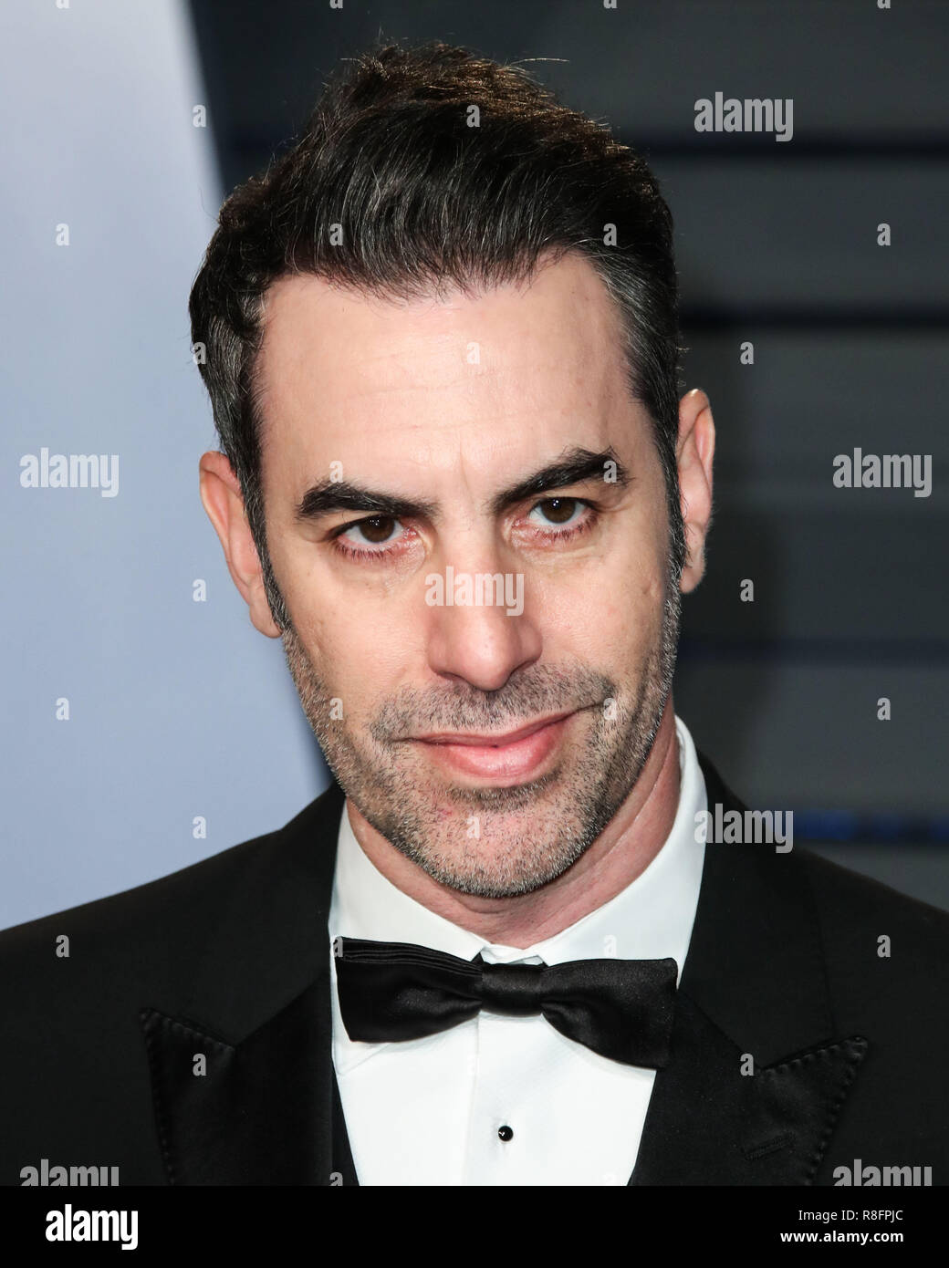BEVERLY HILLS, LOS ANGELES, CA, USA - Le 04 mars : Sacha Baron Cohen au 2018 Vanity Fair Oscar Party organisée à l'Annenberg Center for the Performing Arts le 4 mars 2018 à Beverly Hills, Los Angeles, Californie, États-Unis. (Photo par Xavier Collin/Image Press Office) Banque D'Images