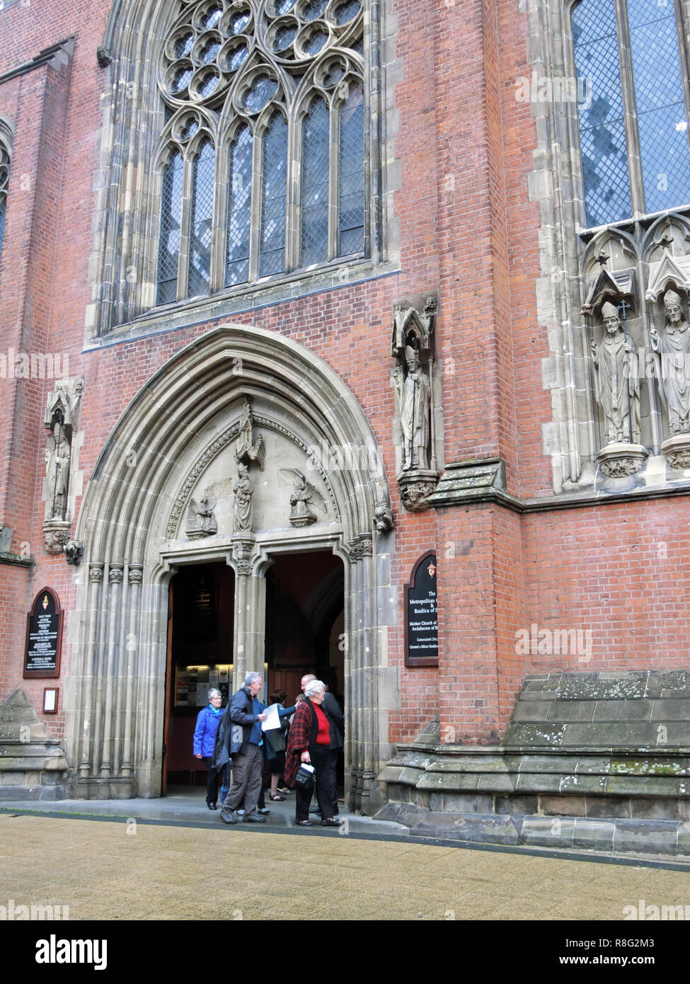 La Cathédrale Métropolitaine Église et basilique de Saint Chad ou St Chads cathédrale catholique romaine ( ), le Queensway, Birmingham, Angleterre, RU Banque D'Images